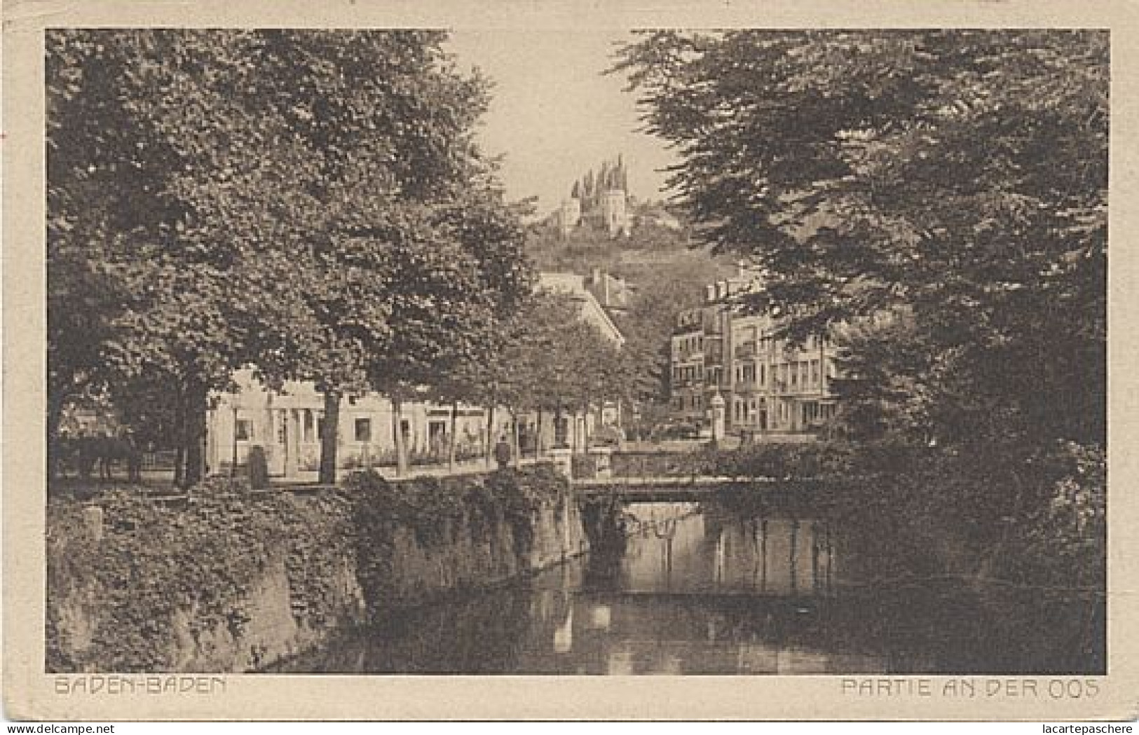 E1385 BADEN BADEN PARTIE AN DER OOS - Baden-Baden