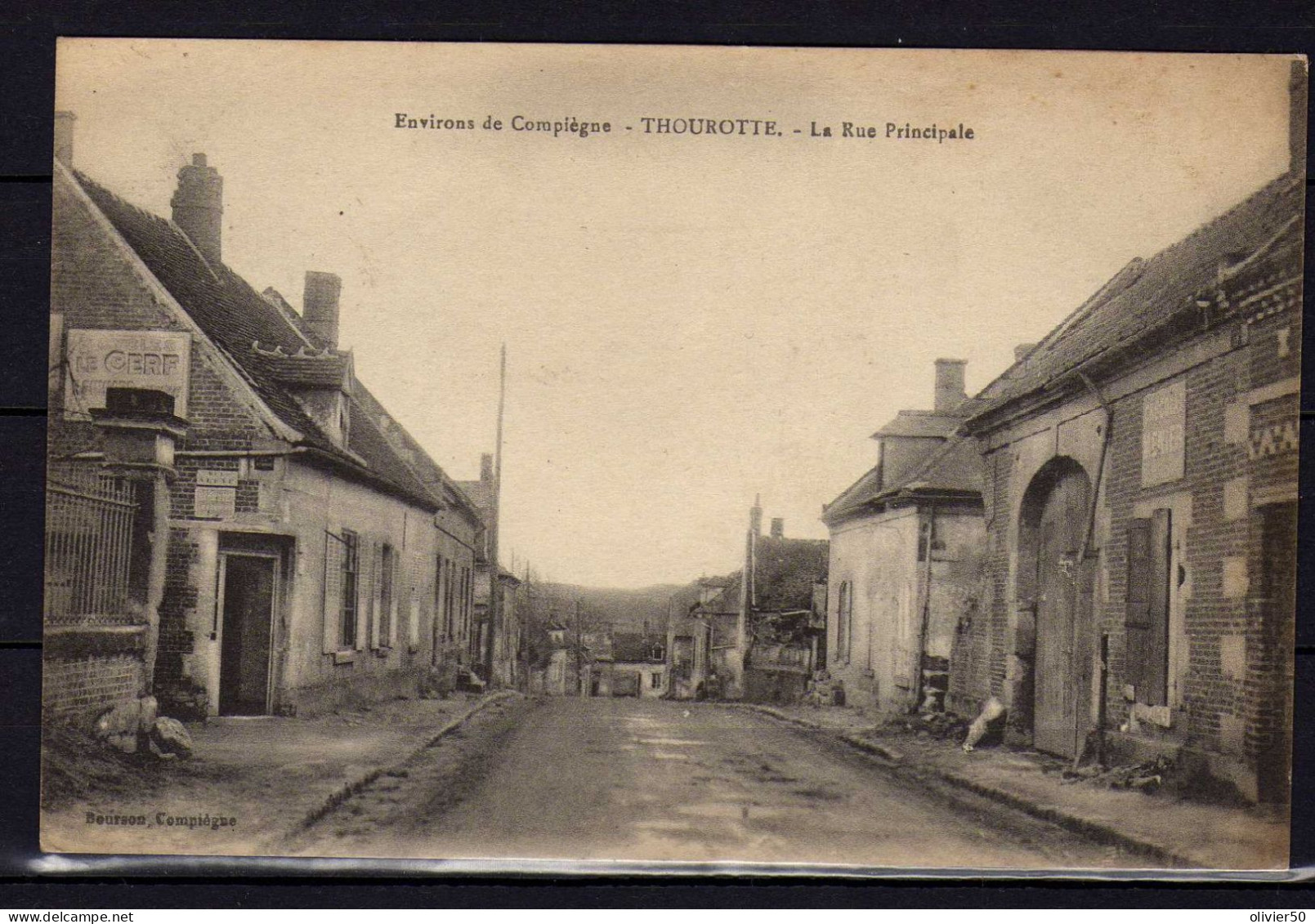 Environ De Compiegne - Thourotte - La Rue Principale - Thourotte