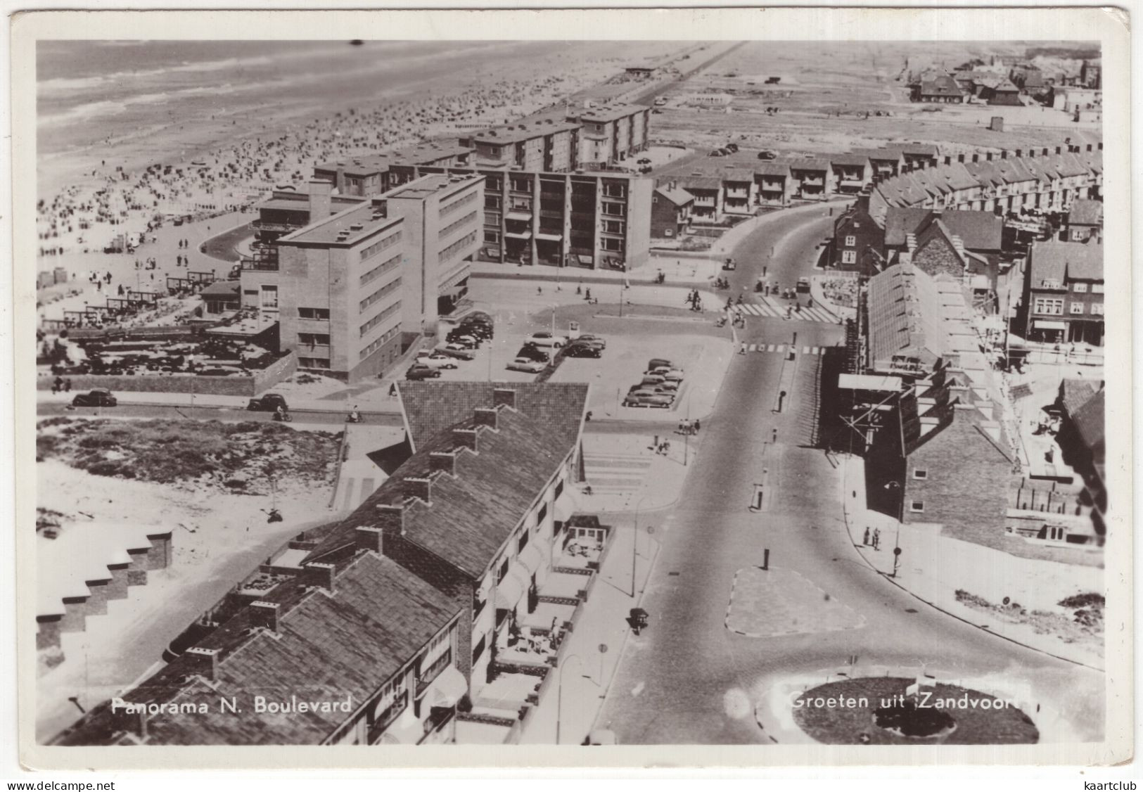 Groeten Uit Zandvoort: OLDTIMER AUTO'S / CARS 1950-1960's - Panorama N. Boulevard - (Holland) - Toerisme