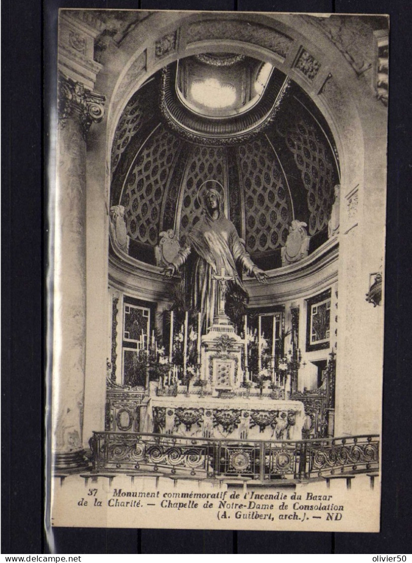 Monument Commemoratif De L'Incendie Du Bazar De La Charite - Chapelle De Notre-Dame De Consolation - Churches