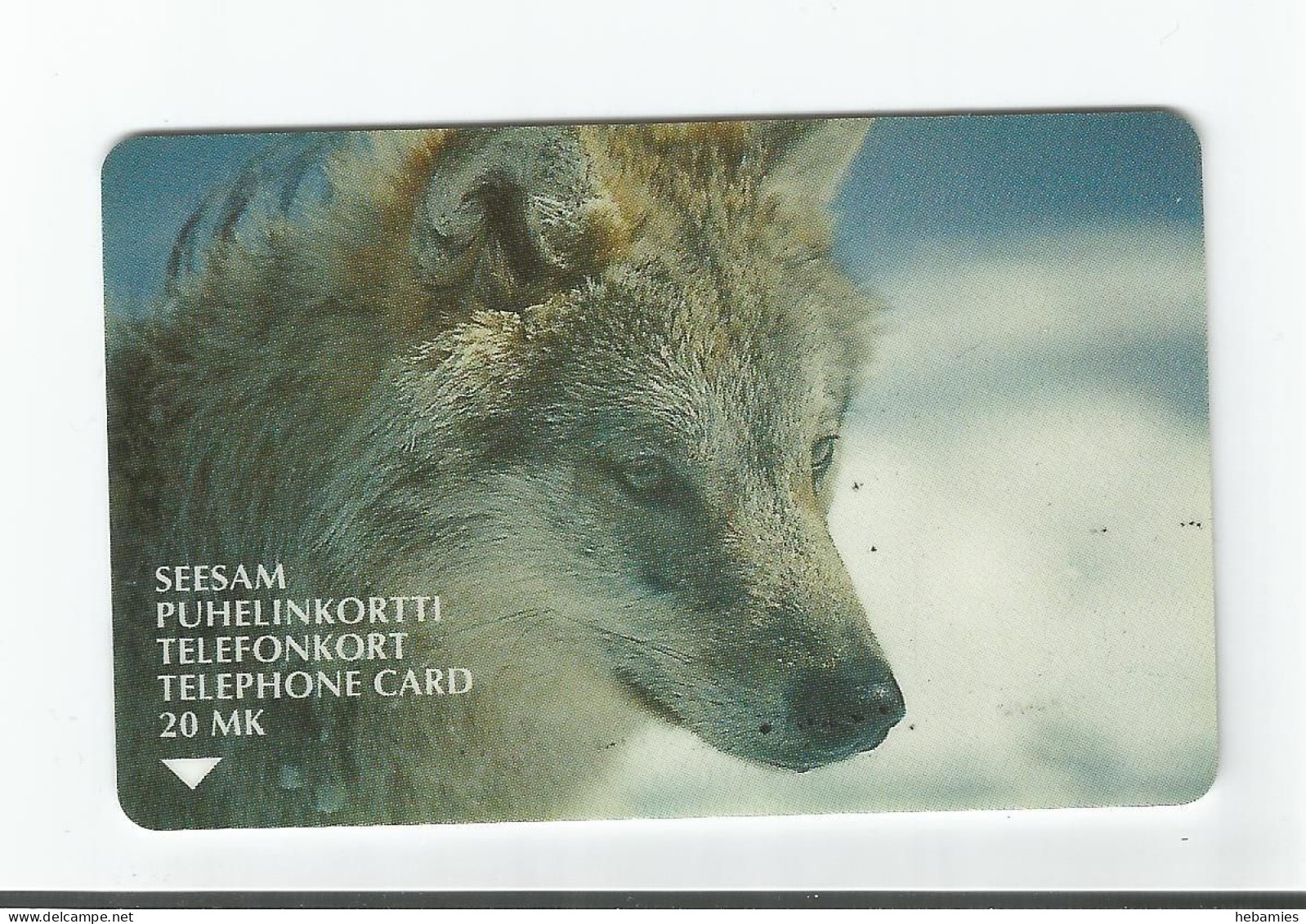 WOLF - FINLAND -  20 FIM  1997 FINNET - D290 -  Magnetic Card - - Finlande