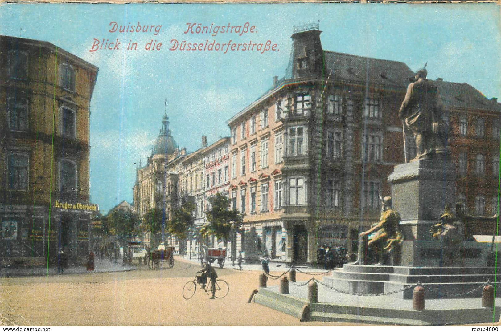 ALLEMAGNE DUISBURG  Lot De 8 Cp Sorties De Carnet  16 Scans - Duisburg