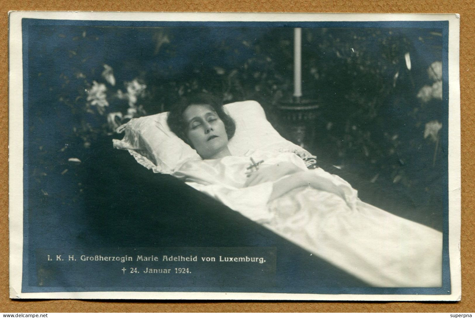 " GRÖSSHERZOGIN MARIE ADELHEID VON LUXEMBOURG - 24 Januar 1924 " (post Mortem) - Grossherzogliche Familie