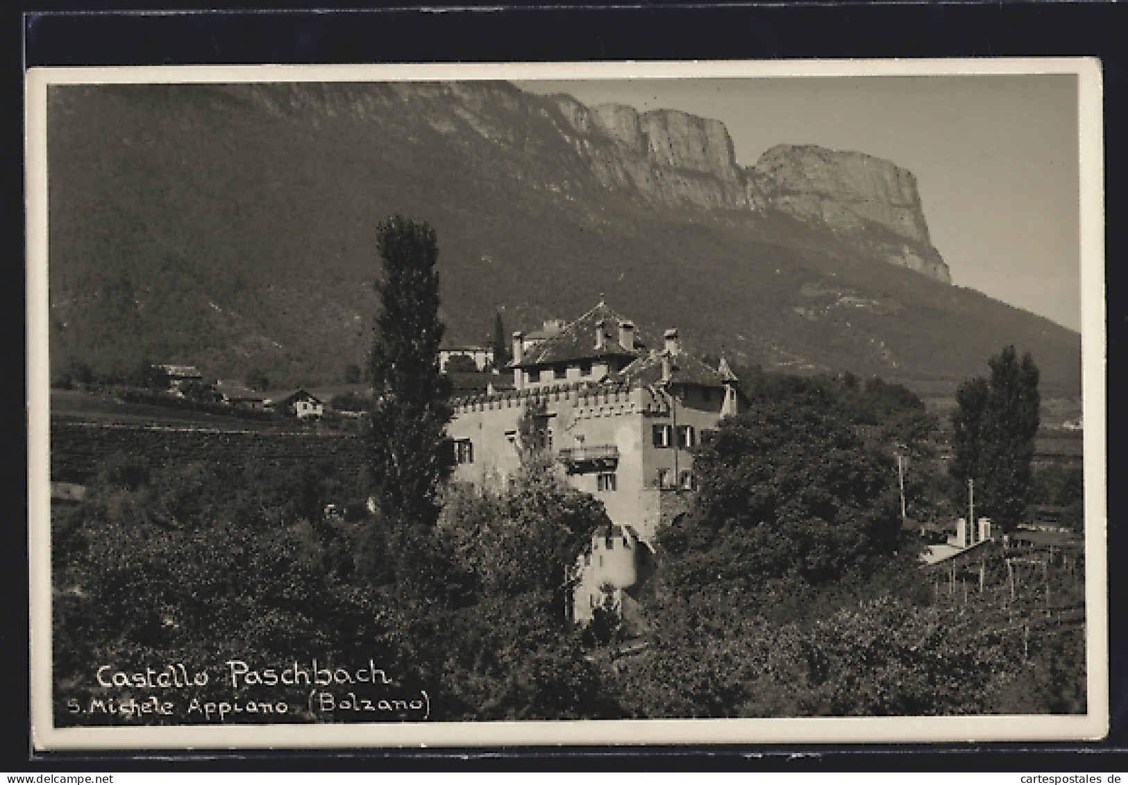 Cartolina S. Michele Appiano /Bolzano, Castello Paschbach  - Bolzano (Bozen)