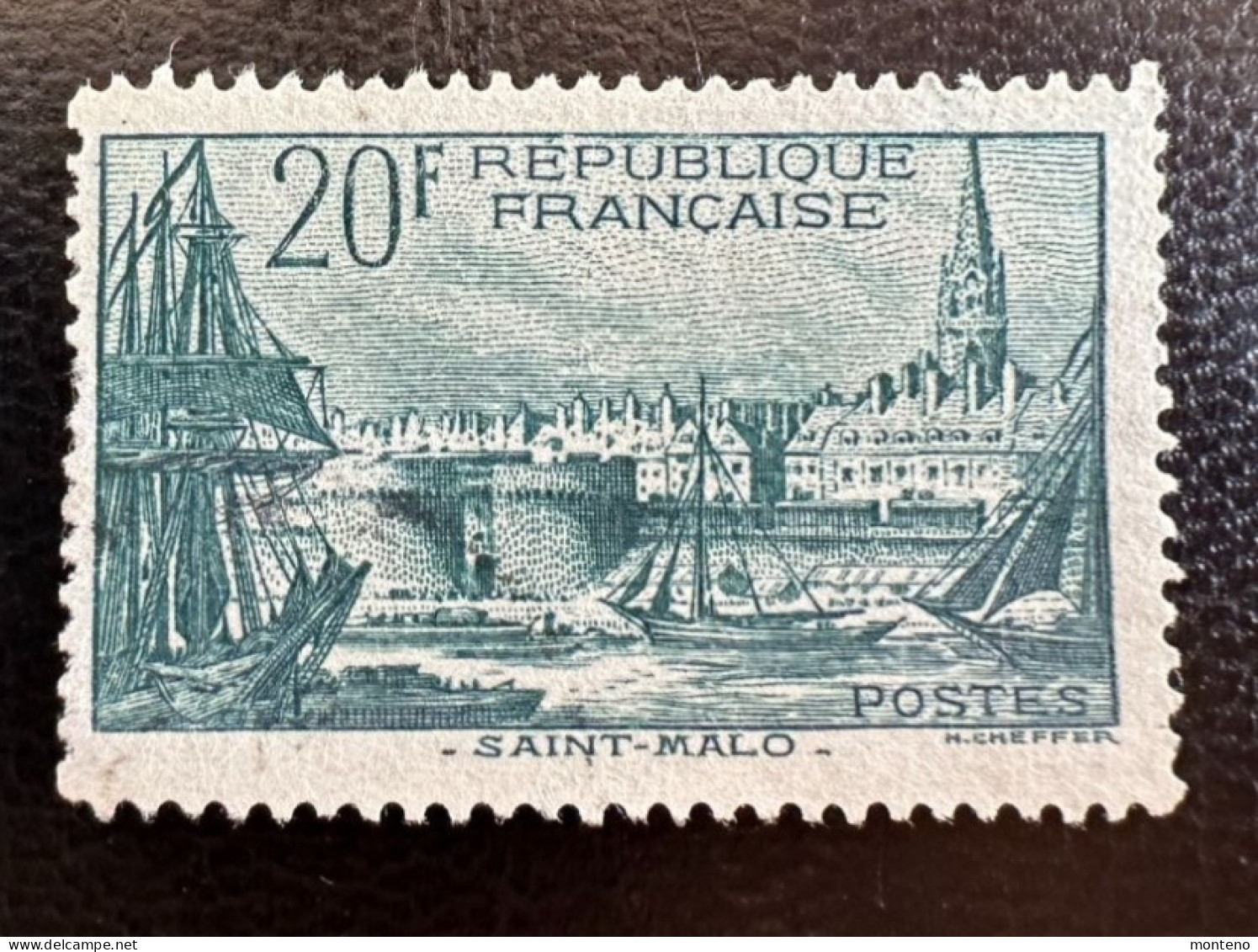 France 1938     Y Et T 394     Sans Gomme 1 Dent Courte - Unused Stamps
