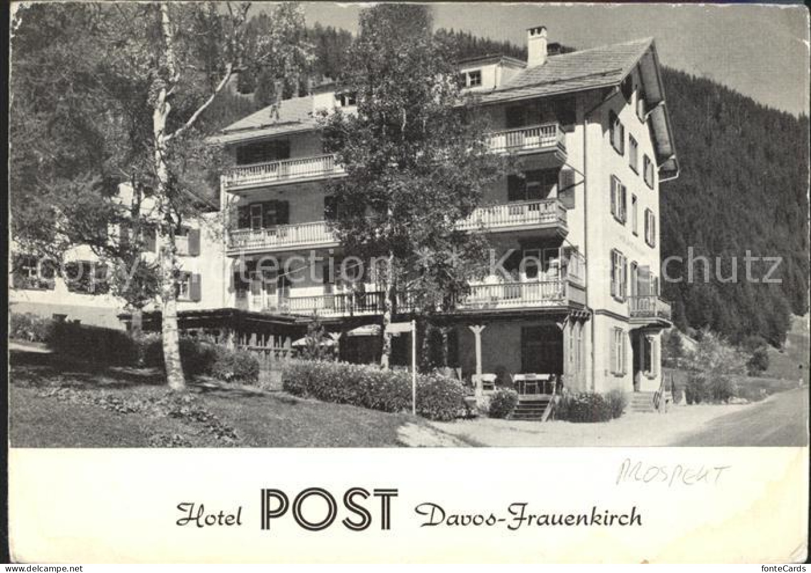 12031834 Frauenkirch GR Hotel Post Frauenkirch GR - Other & Unclassified