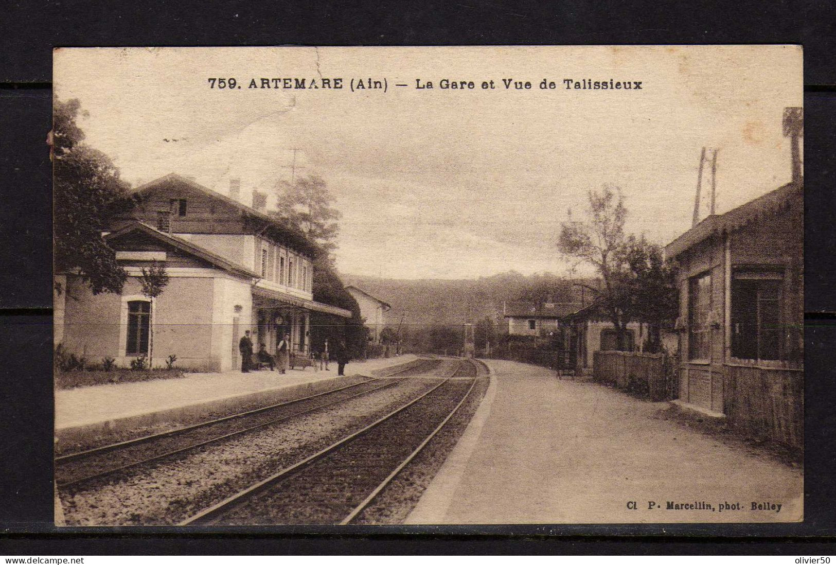 Artemare - Ain - La Gare Et Vue De Talisseux - Unclassified