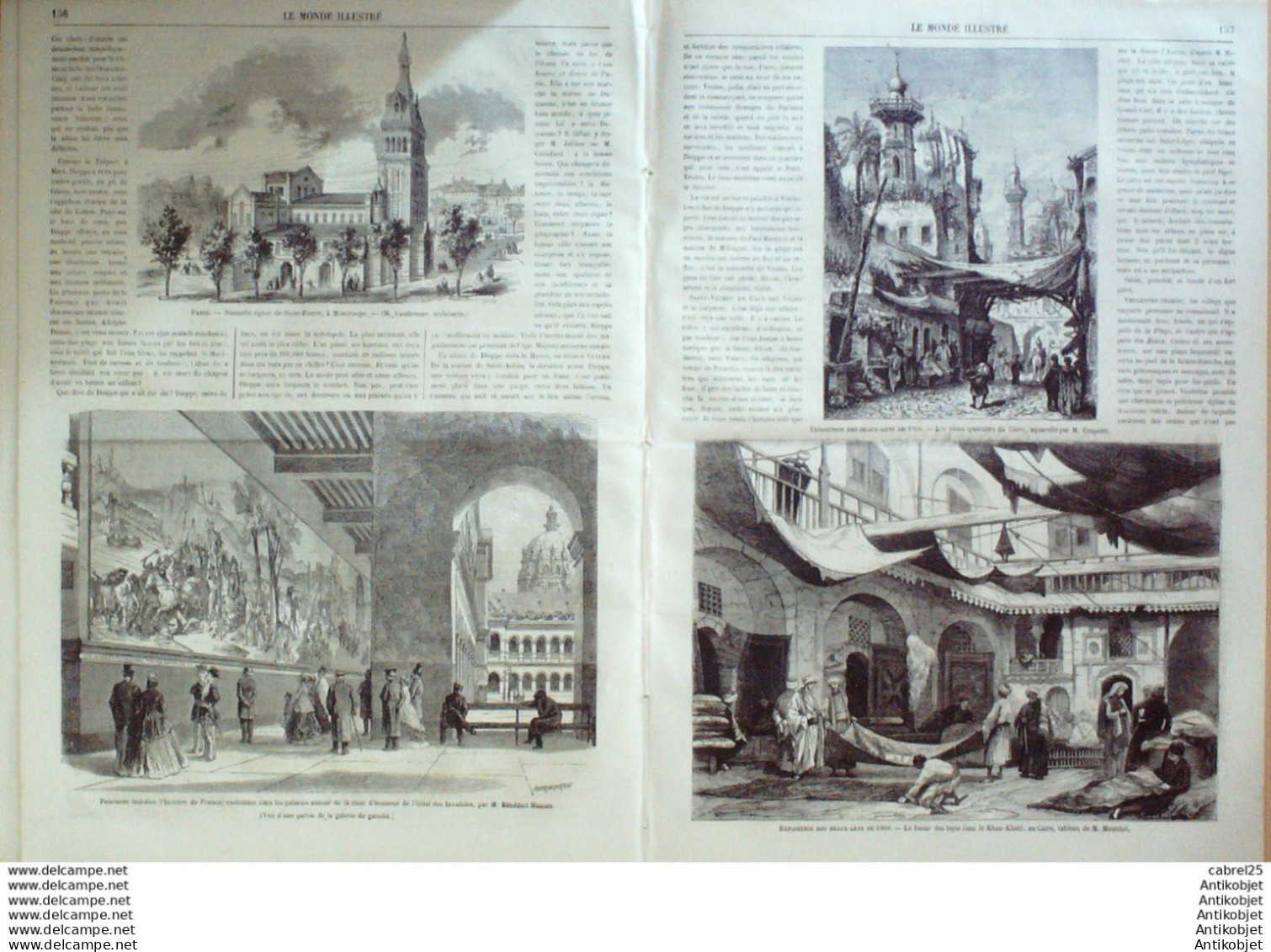 Le Monde Illustré 1866 N°491 Silésie Waldenburg Italie Padoue Amiens (80) Montrouge (92) - 1850 - 1899