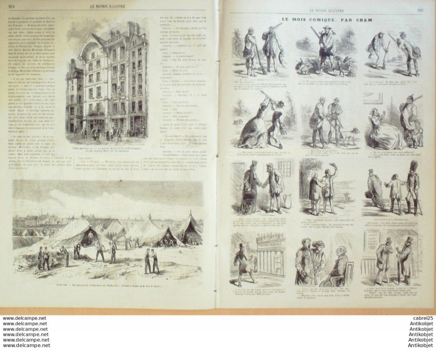 Le Monde Illustré 1866 N°494 Italie Venise Allemagne Berlin Autriche Stadtgrabea   - 1850 - 1899