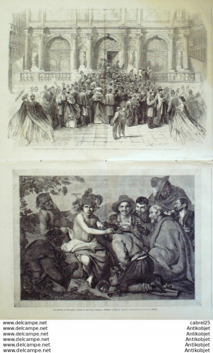 Le Monde Illustré 1866 N°500 Suède Lapons Algérie Constantine Espagne Tortosa Madrid Italie L'Ebre - 1850 - 1899