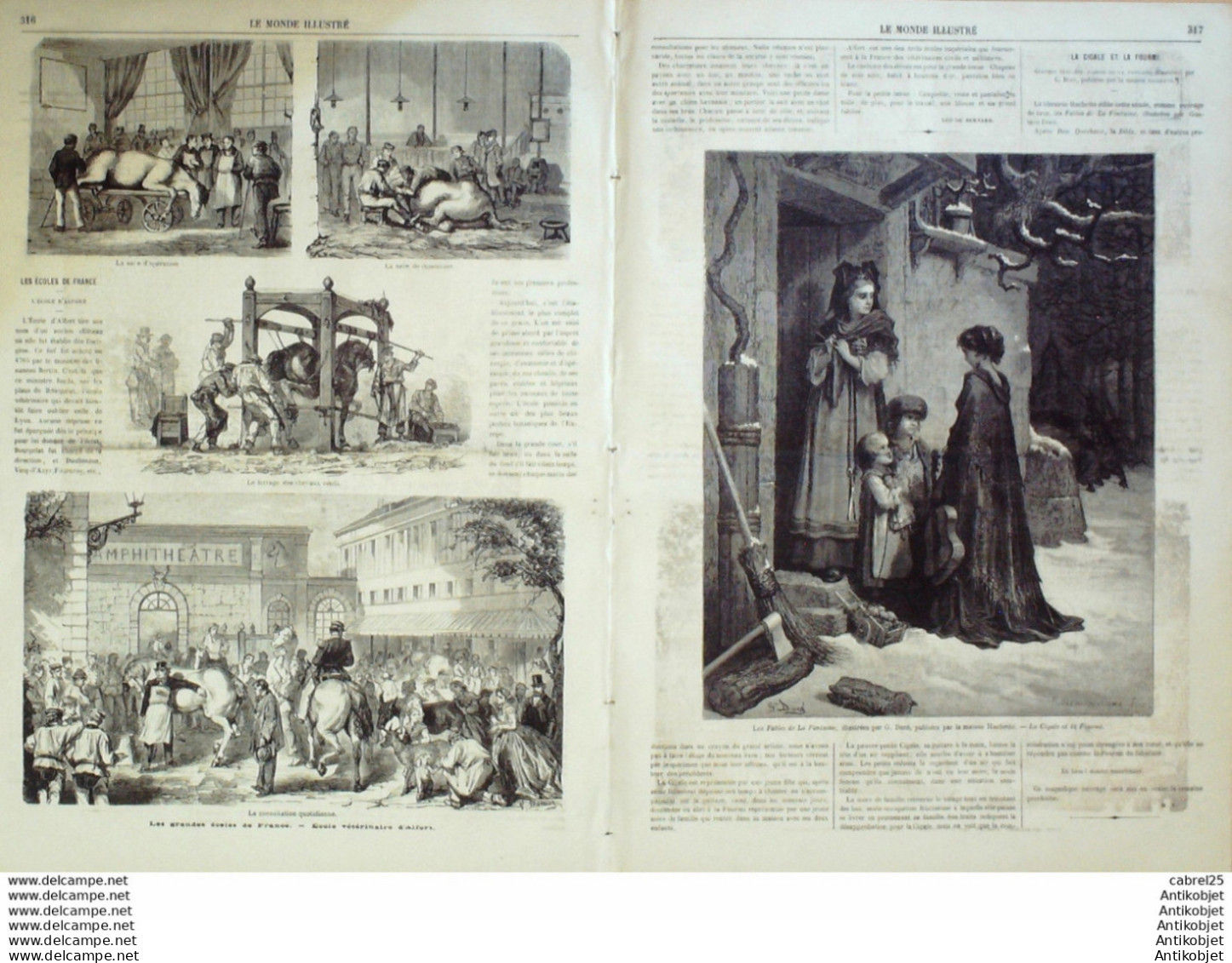 Le Monde Illustré 1866 N°500 Suède Lapons Algérie Constantine Espagne Tortosa Madrid Italie L'Ebre - 1850 - 1899