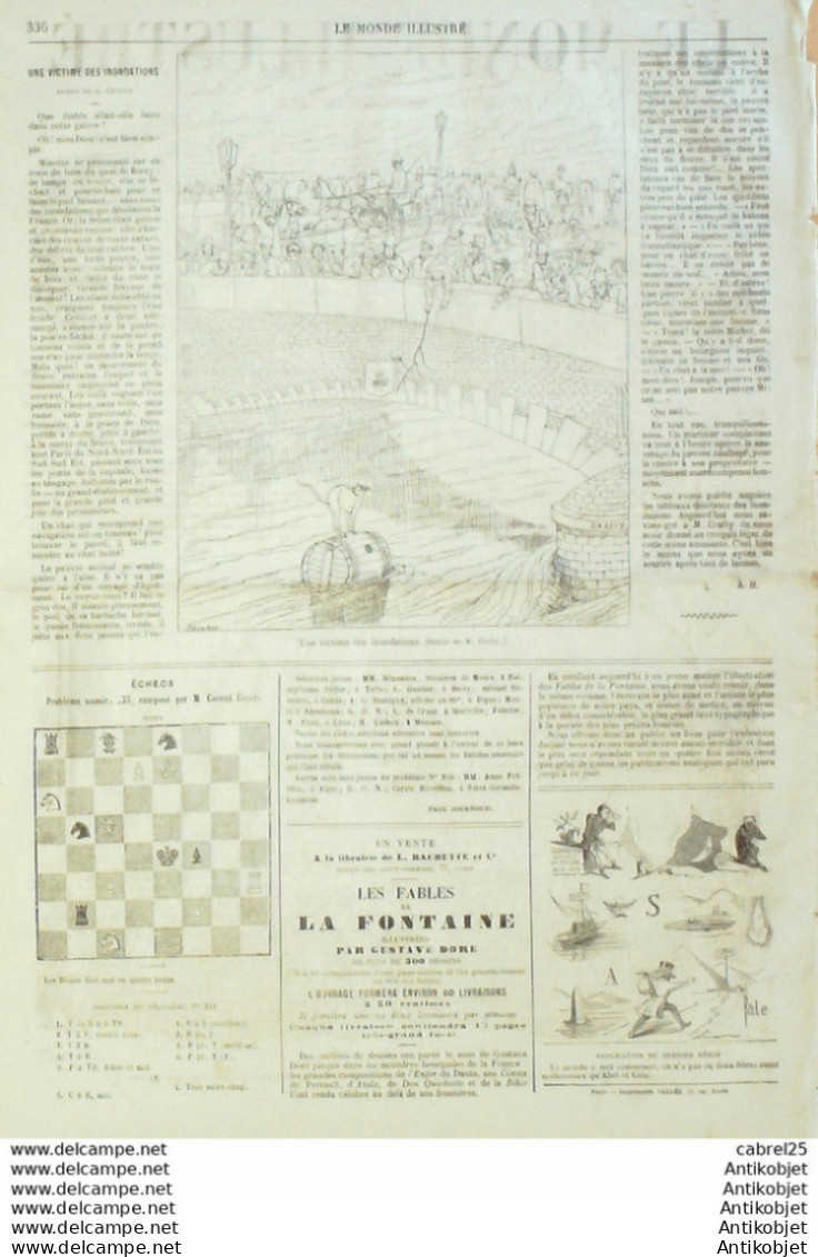 Le Monde Illustré 1866 N°501 Italie Vérone Turin Venise Bececca Etats-Unis Naufrage De L'Evening Star  - 1850 - 1899