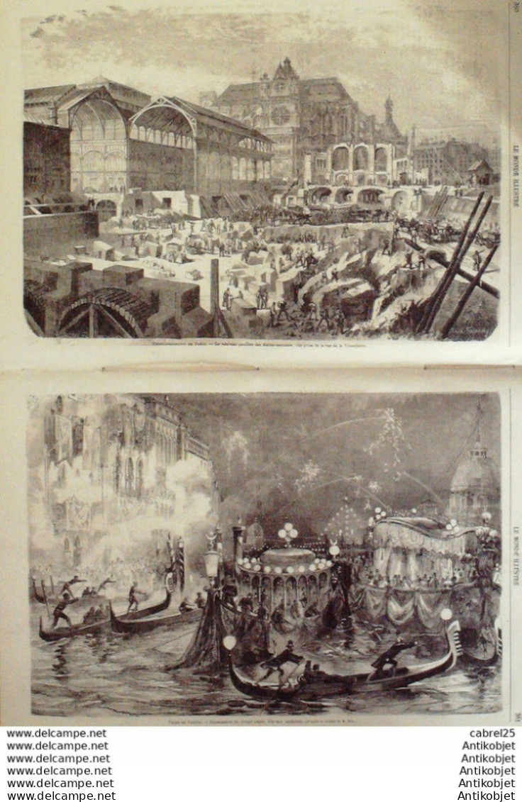 Le Monde Illustré 1866 N°503 Sénégal St Louis Italie Venise Vernon (27) Usa New-York - 1850 - 1899