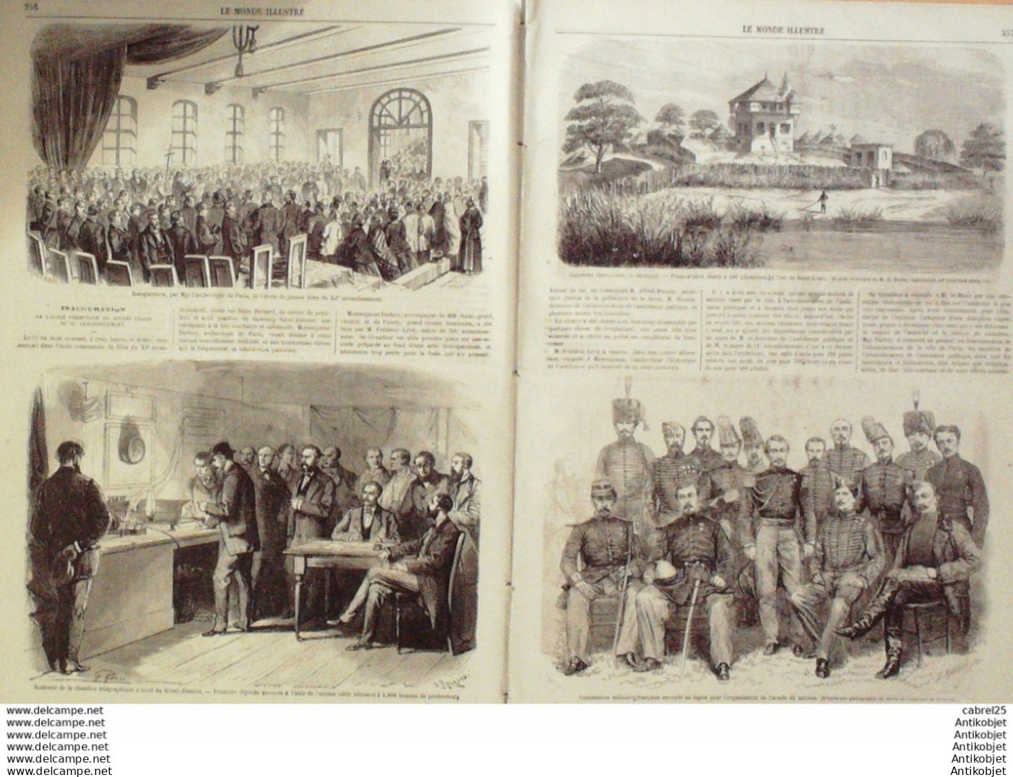 Le Monde Illustré 1866 N°503 Sénégal St Louis Italie Venise Vernon (27) Usa New-York - 1850 - 1899