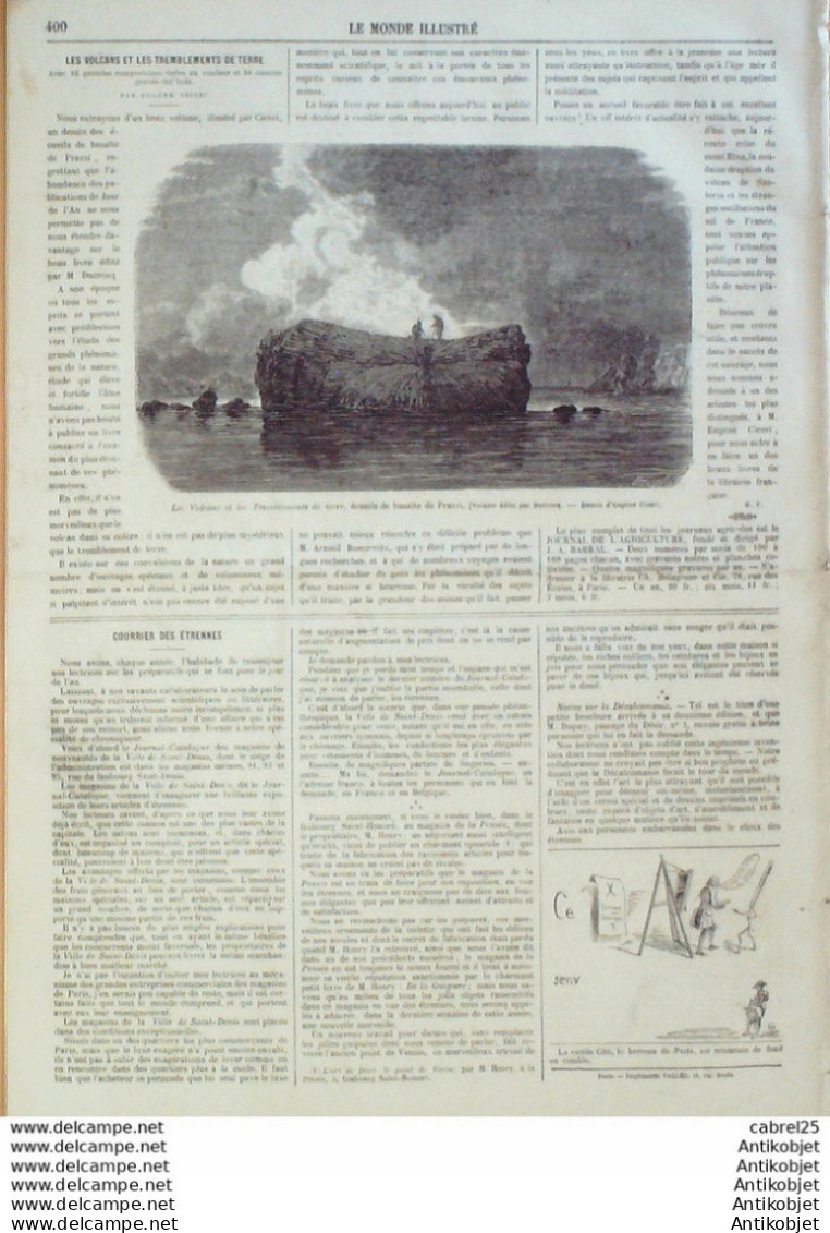 Le Monde Illustré 1866 N°505 Buenos Aires Suède Types Portugal Lisbonne Angleterre Londres - 1850 - 1899