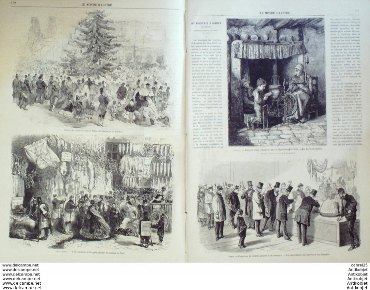 Le Monde Illustré 1866 N°507 Espagne Cabeza Del Buey Angleterre Hoyle Barnsley - 1850 - 1899