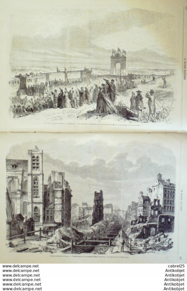 Le Monde Illustré 1866 N°507 Espagne Cabeza Del Buey Angleterre Hoyle Barnsley - 1850 - 1899