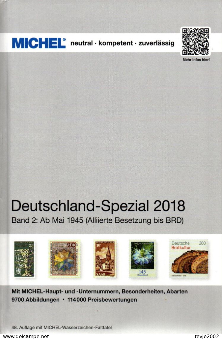 MICHEL Deutschland Spezial 2018 Teil 2 - Sehr Gut Erhalten, Gebraucht - Germany