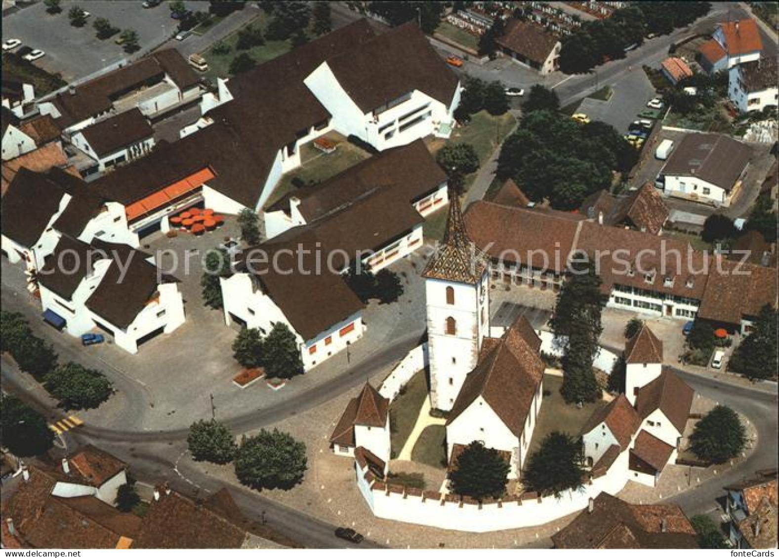 12031734 Muttenz Kongresszentrum Hotel Mittenza Kirche Fliegeraufnahme Muttenz - Sonstige & Ohne Zuordnung