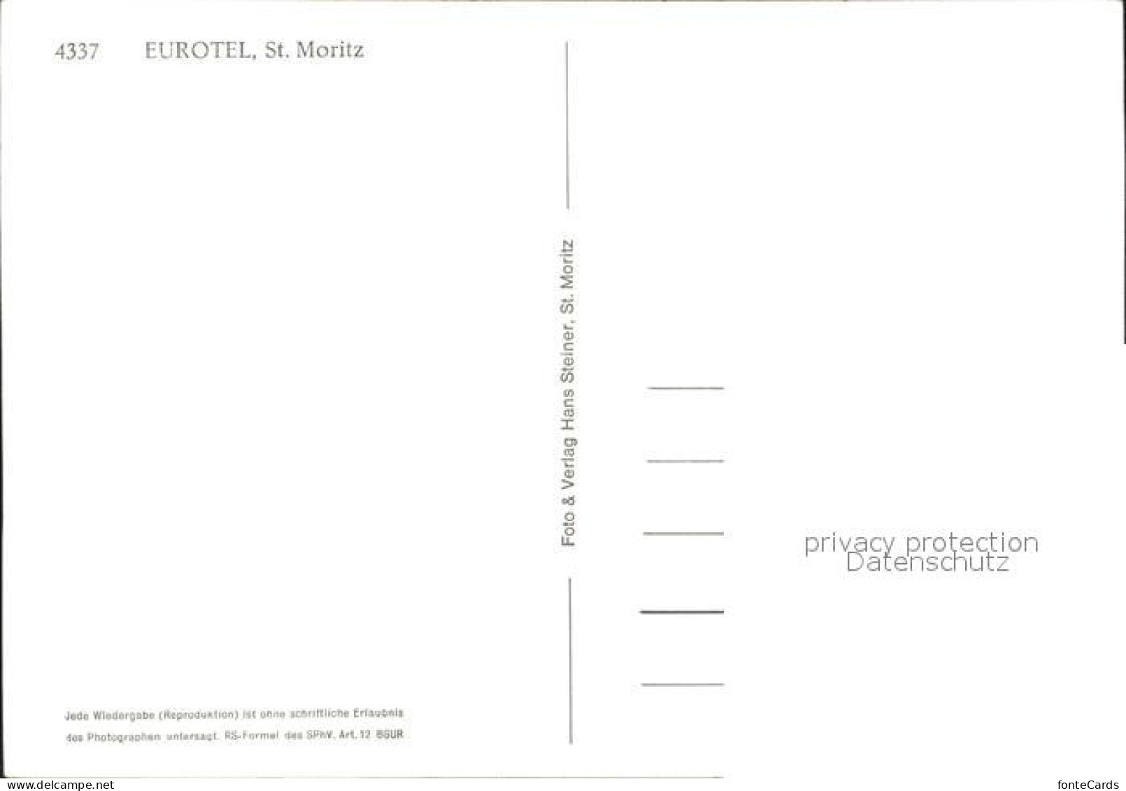 12031723 St Moritz GR Eurotel Hotel St Moritz GR - Other & Unclassified