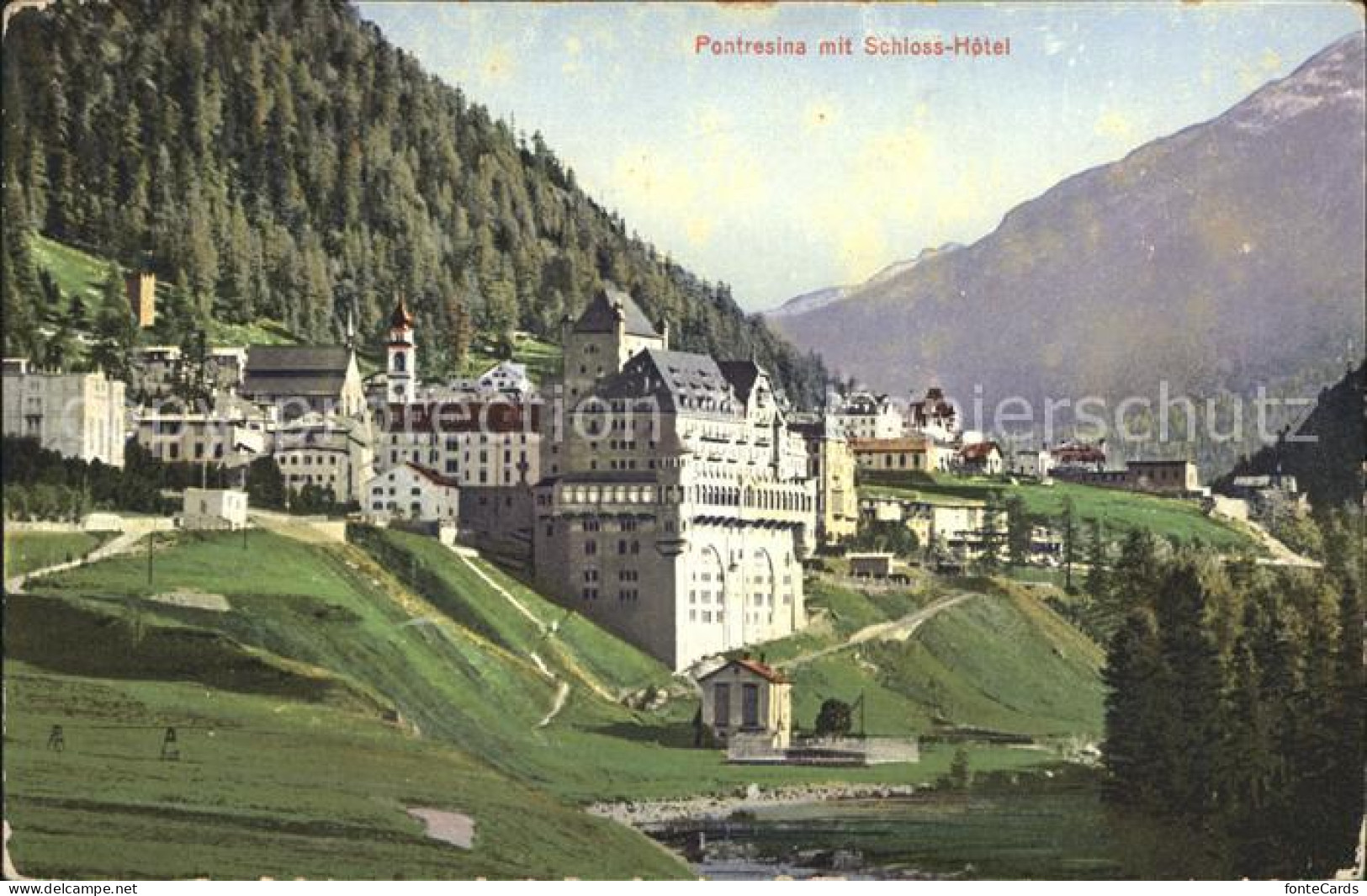 12031694 Pontresina Mit Schloss Hotel Alpen Pontresina - Other & Unclassified