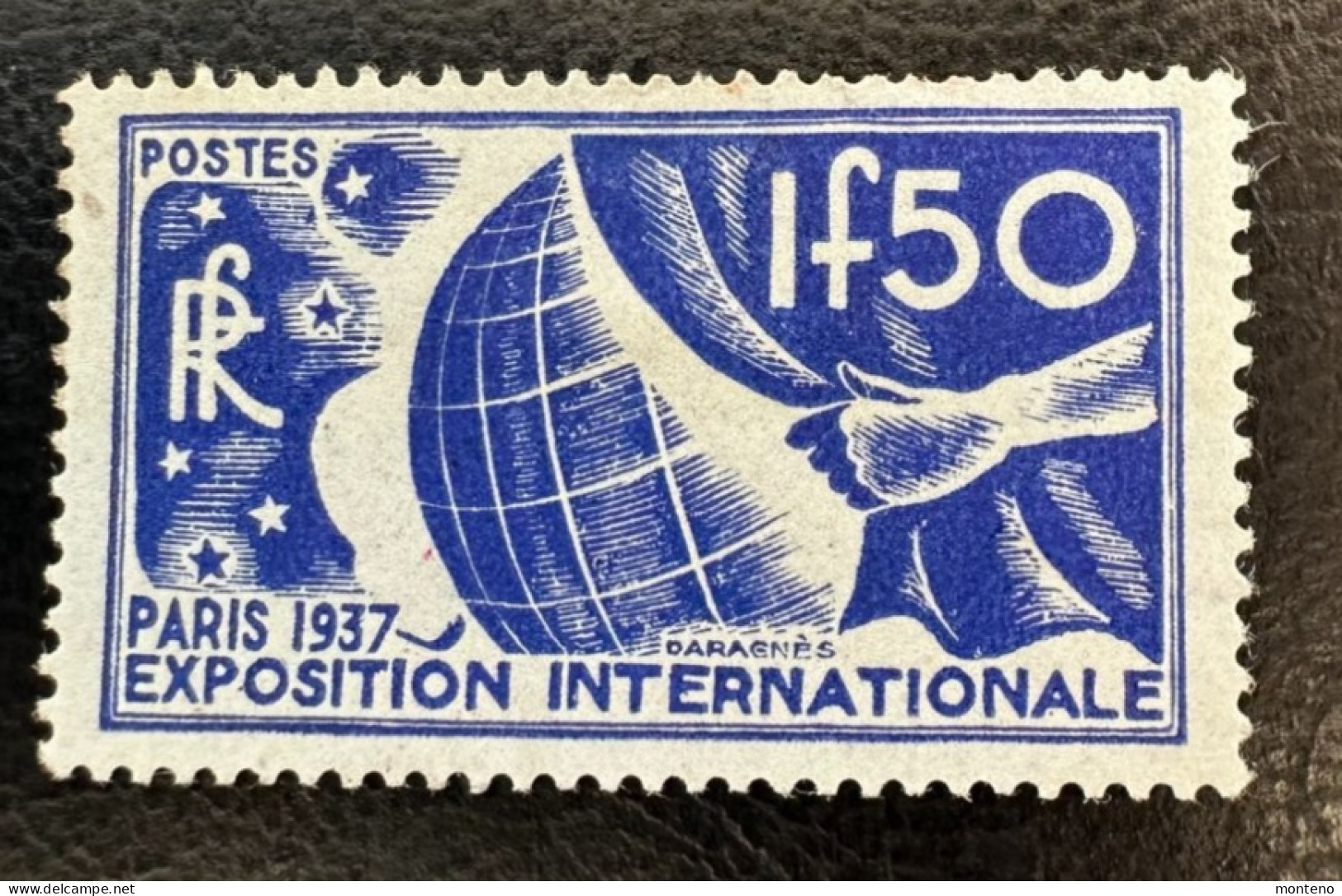 France 1937     Y Et T 327   Sans Gomme   Mi 333 - Unused Stamps