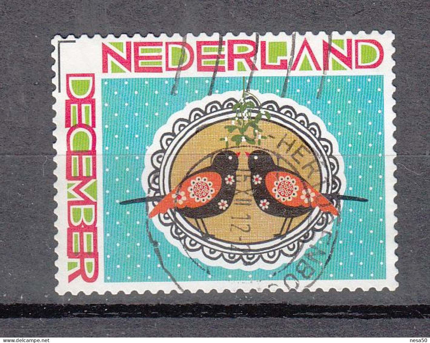 Nederland 2011 Nvph Nr 2897, Mi Nr 2939, Decemberzegel, Vogelpaar - Usati