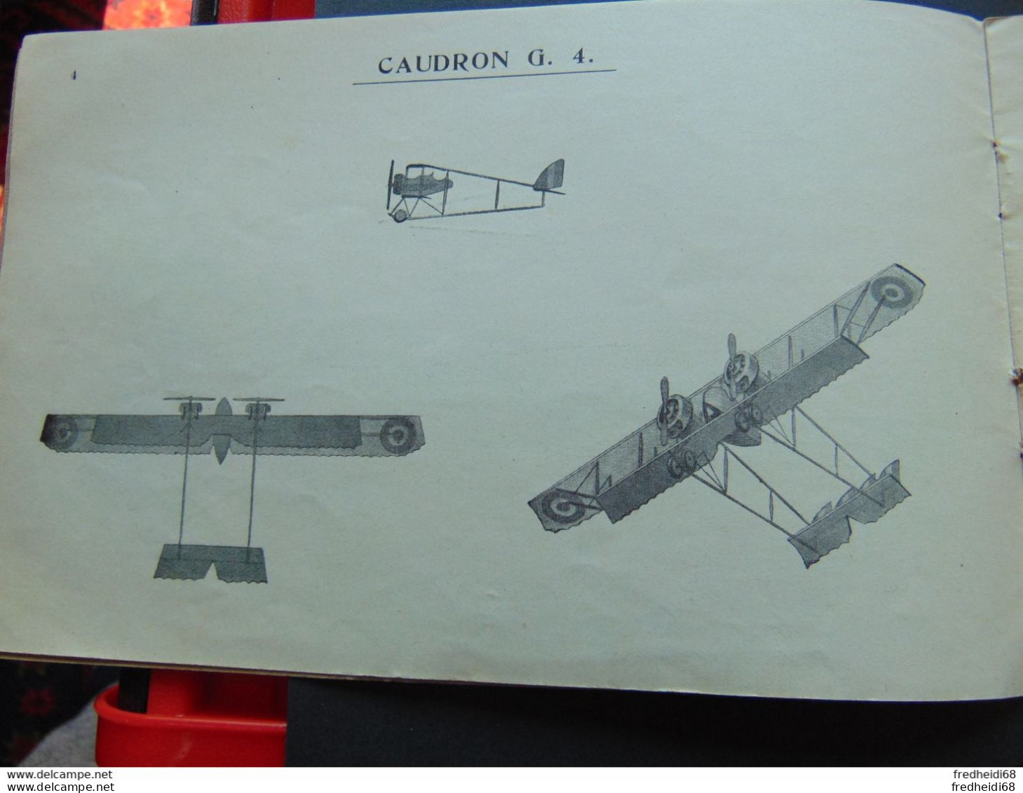 Document Rare: Livret Descriptif Des Avions Utilisés En 1915 - Une Dizaine D'avions Reproduits - Historische Documenten