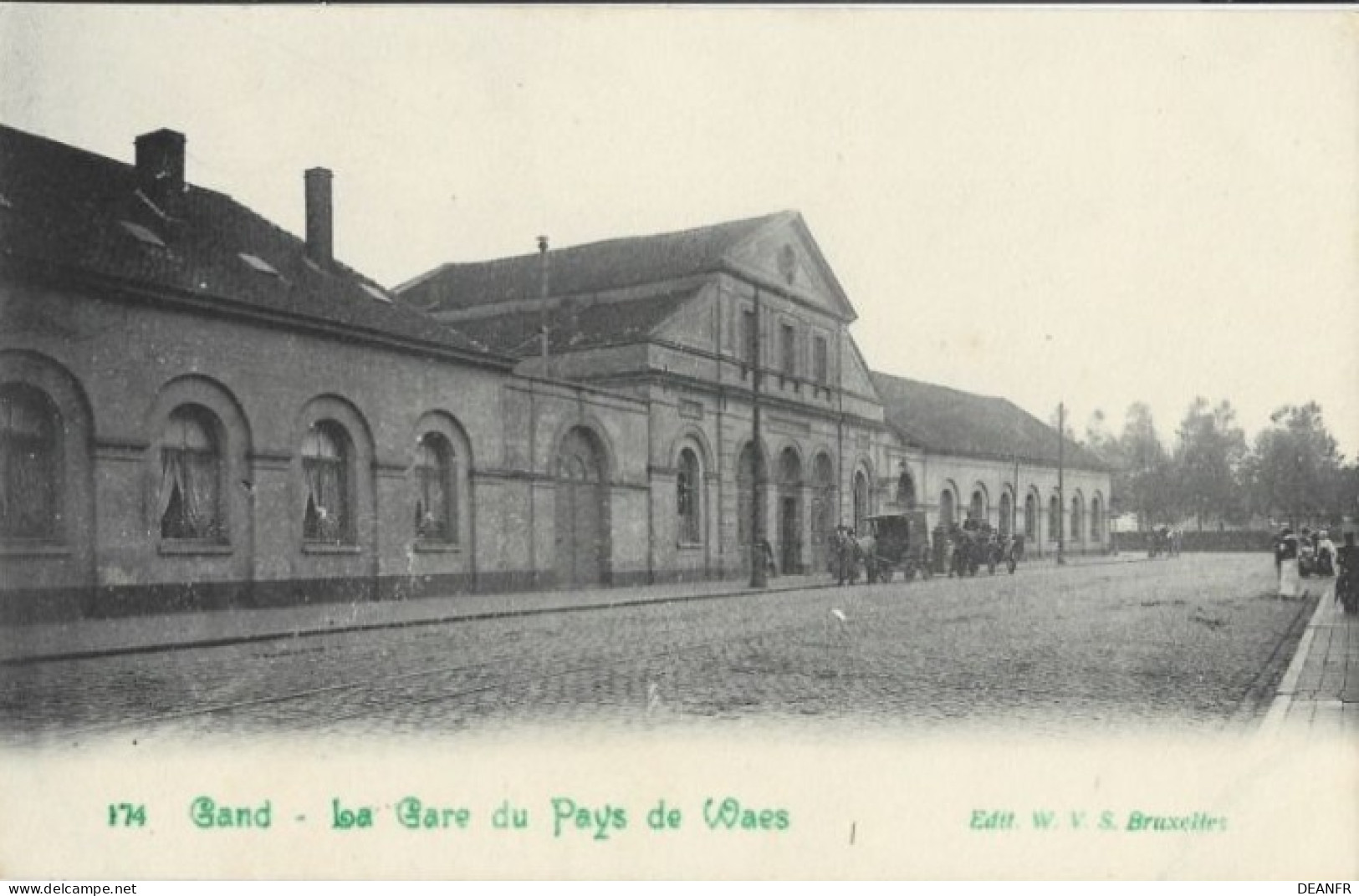 GAND : La Gare Du Pays De Waes. Carte Impeccable Et Rare. - Gent