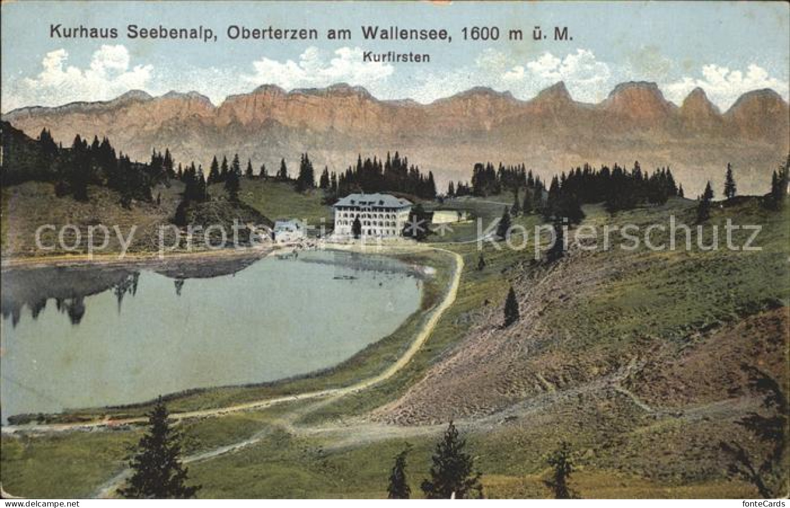 12031533 Oberterzen Kurhaus Seebenalp Bergsee Churfirsten Appenzeller Alpen Ober - Sonstige & Ohne Zuordnung