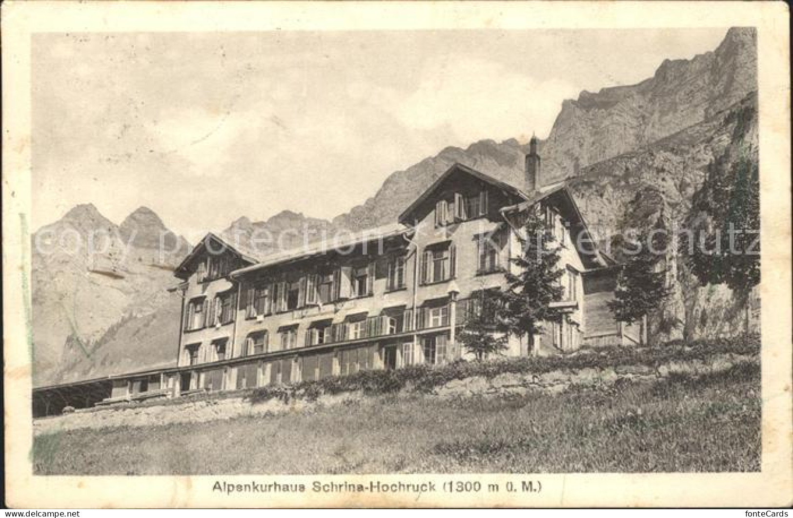 12031528 Walenstadt Alpenkurhaus Schrina Hochruck Walenstadt - Sonstige & Ohne Zuordnung