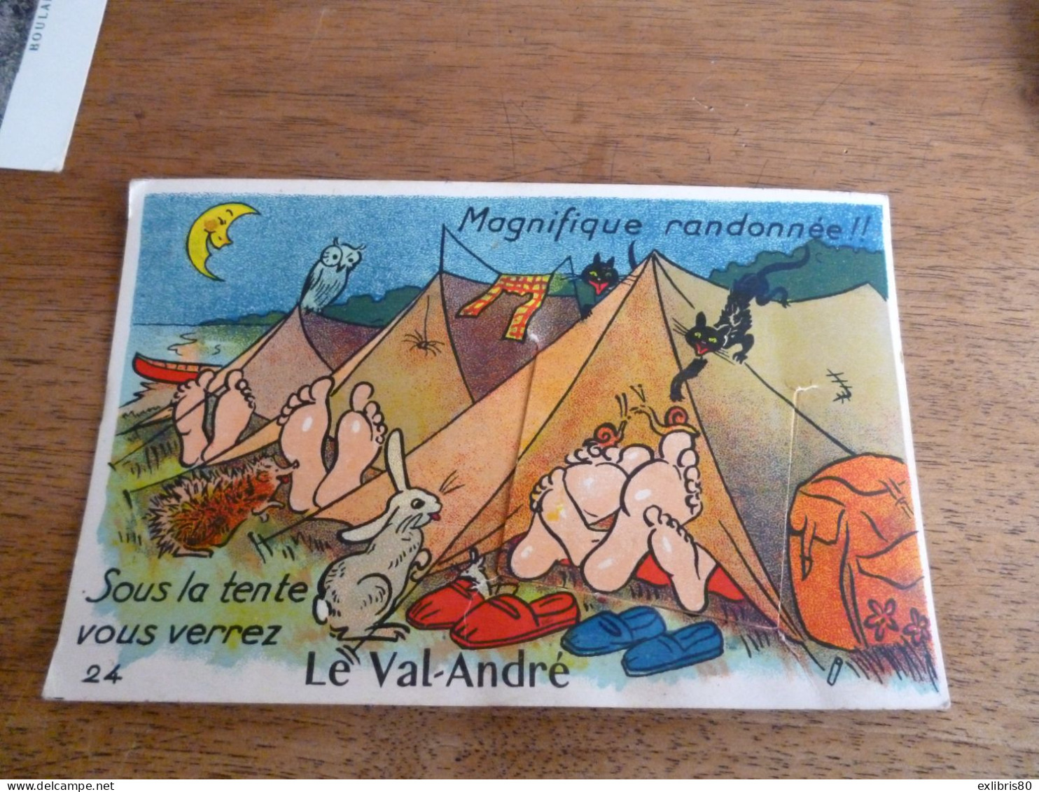 Le Val André    Carte A Systeme     Magnifique Randonnée    Sous La Tente Vous Verrez - Other & Unclassified