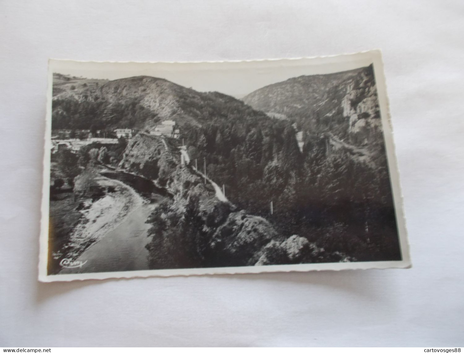 CHATEAUNEUF LES BAINS ( 63 Puy De Dome ) L ETRANGLEMENT DE LA PRESQU ILE DE ST CYR LE PIC ALIBERT ET LE PARC 1949 - Other & Unclassified