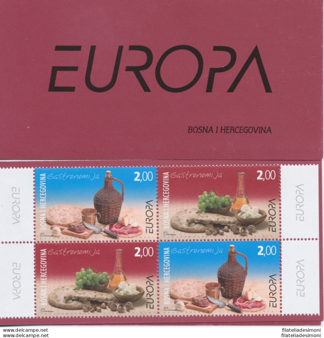 2005 EUROPA CEPT Bosnia Herzegovina,  , Libretto Gastronomia MNH** - Otros & Sin Clasificación