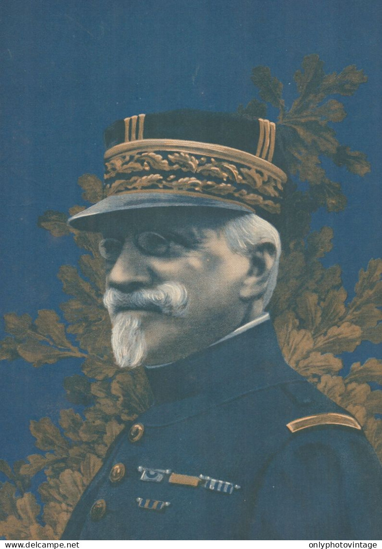 Maurice Balfourier - Portrait - Ritratto - Stampa D'epoca - 1916 Old Print - Stiche & Gravuren