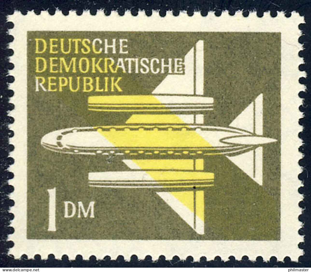 613 Flugpost 1 DM ** - Unused Stamps