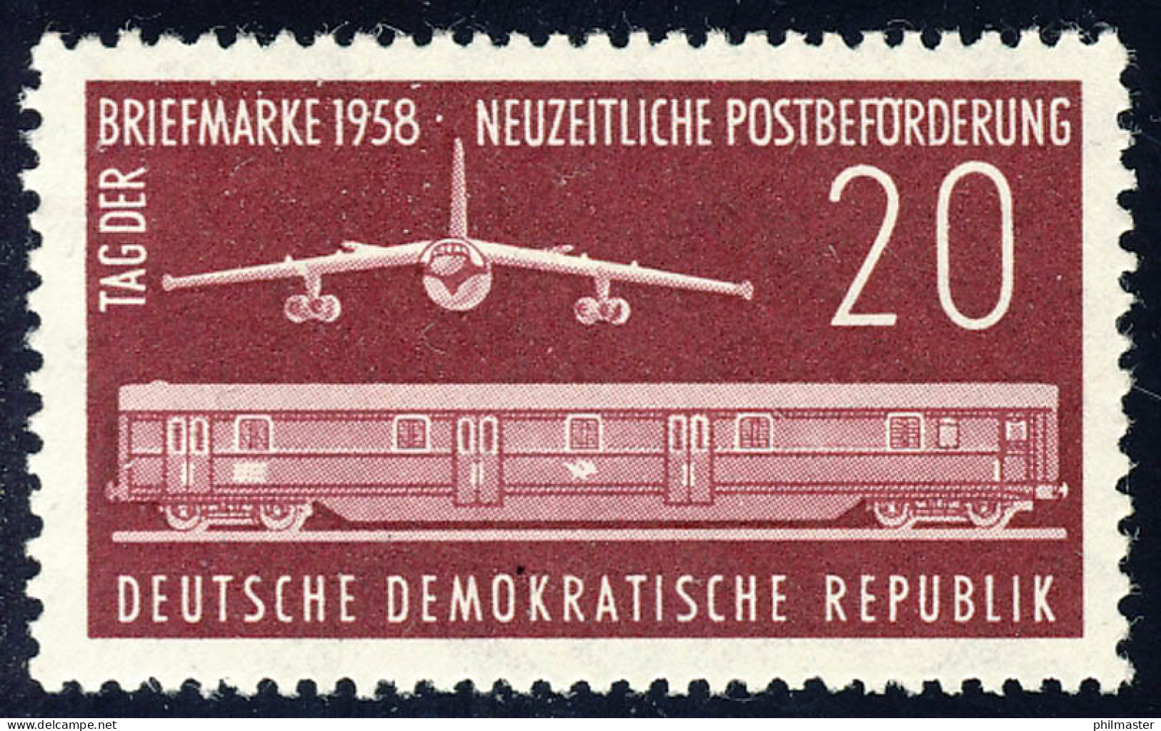 661 Tag Der Briefmarke 20 Pf ** - Unused Stamps
