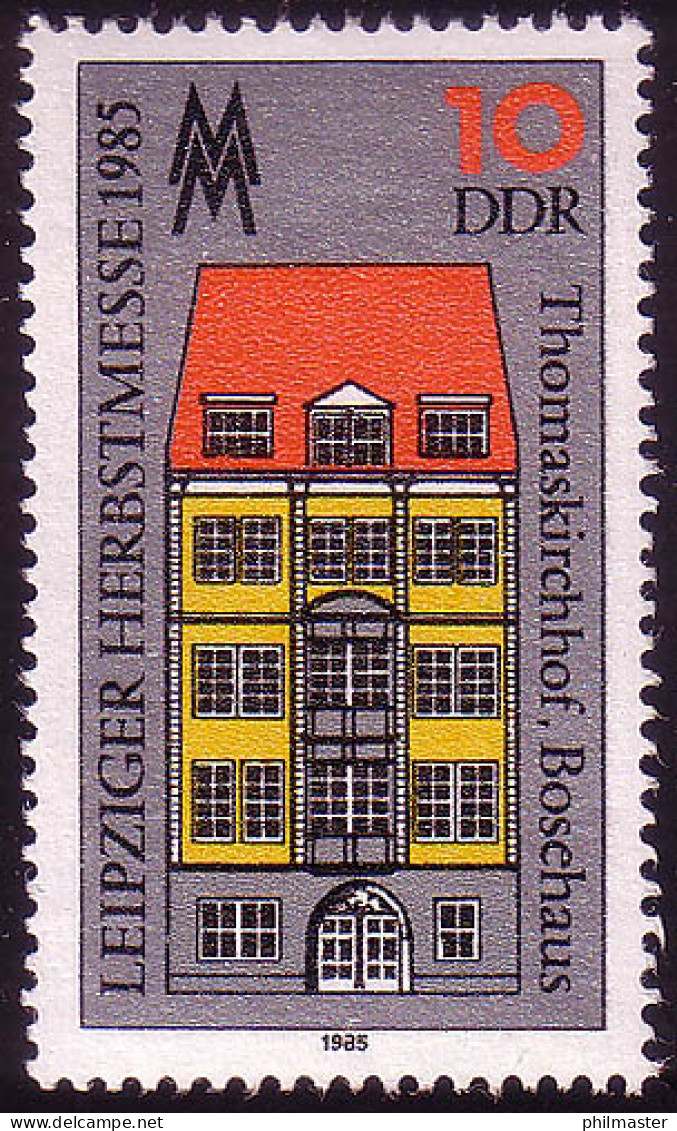 2963 Leipziger Herbstmesse 10 Pf 1985 ** - Unused Stamps