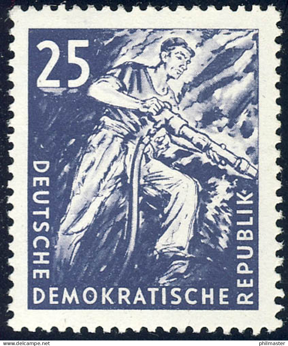 571 Kohlebergbau 25 Pf Bergmann** - Unused Stamps