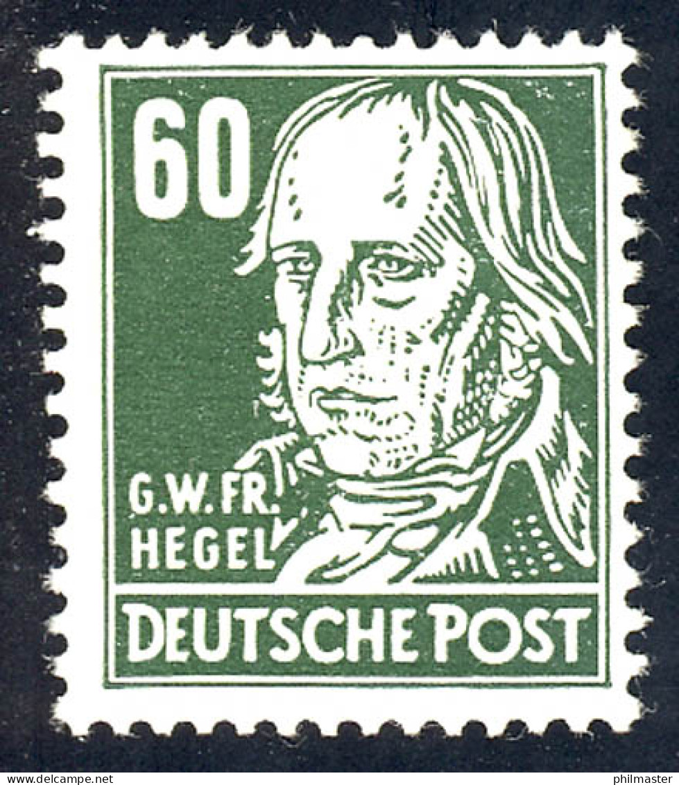 338 Georg Hegel 60 Pf ** - Unused Stamps