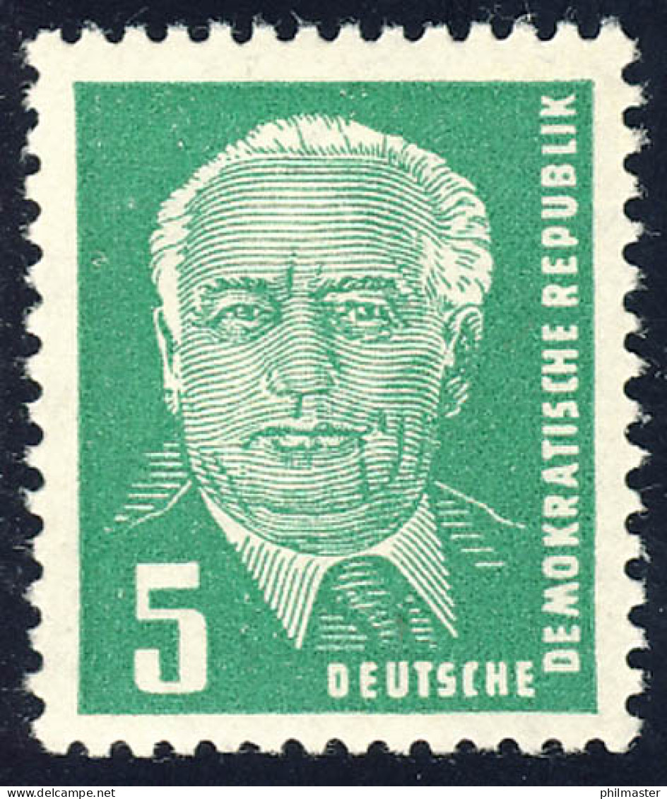 322 Wilhelm Pieck 5 Pf ** - Unused Stamps