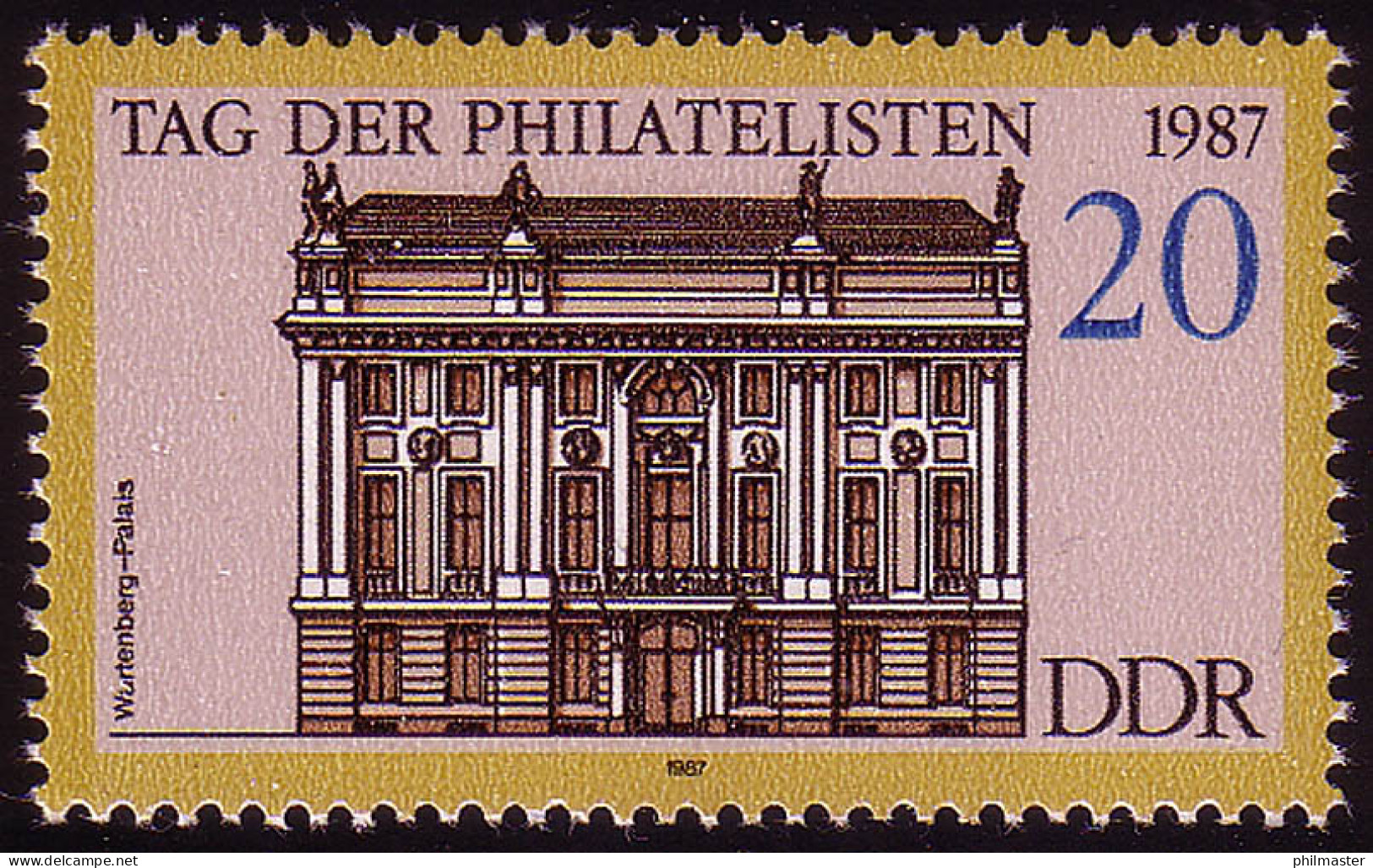 3119 Tag Der Philatelisten 20 Pf ** - Unused Stamps
