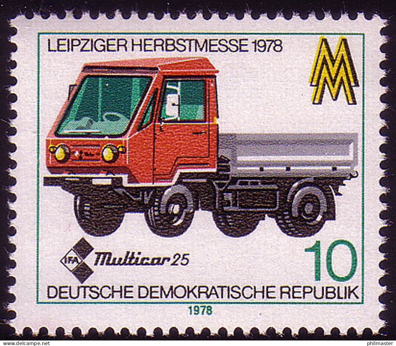 2353 Leipziger Herbstmesse 10 Pf 1978 ** - Unused Stamps