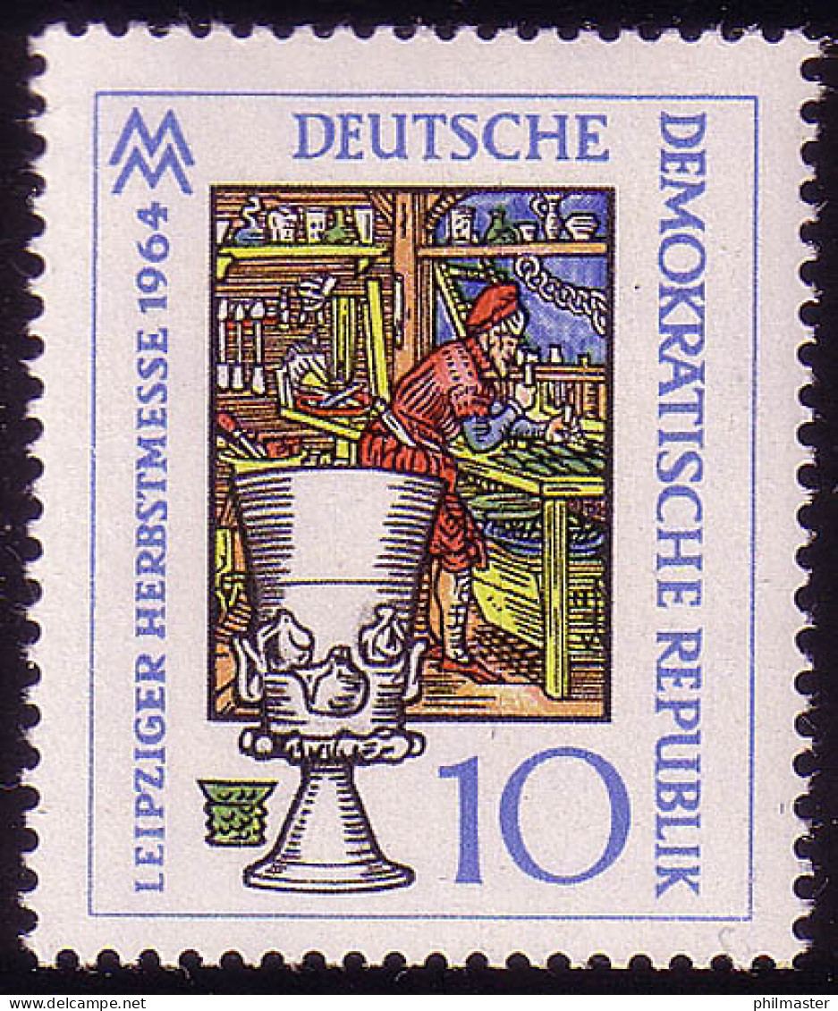 1052 Leipziger Herbstmesse 10 Pf ** - Nuevos