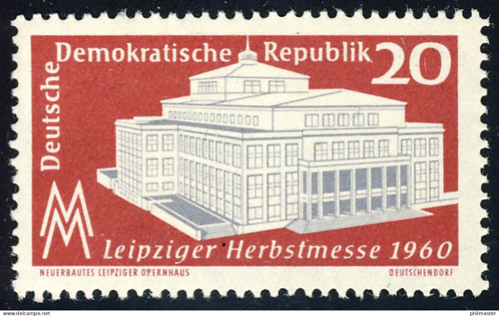 781 Leipziger Herbstmesse 20 Pf ** - Unused Stamps