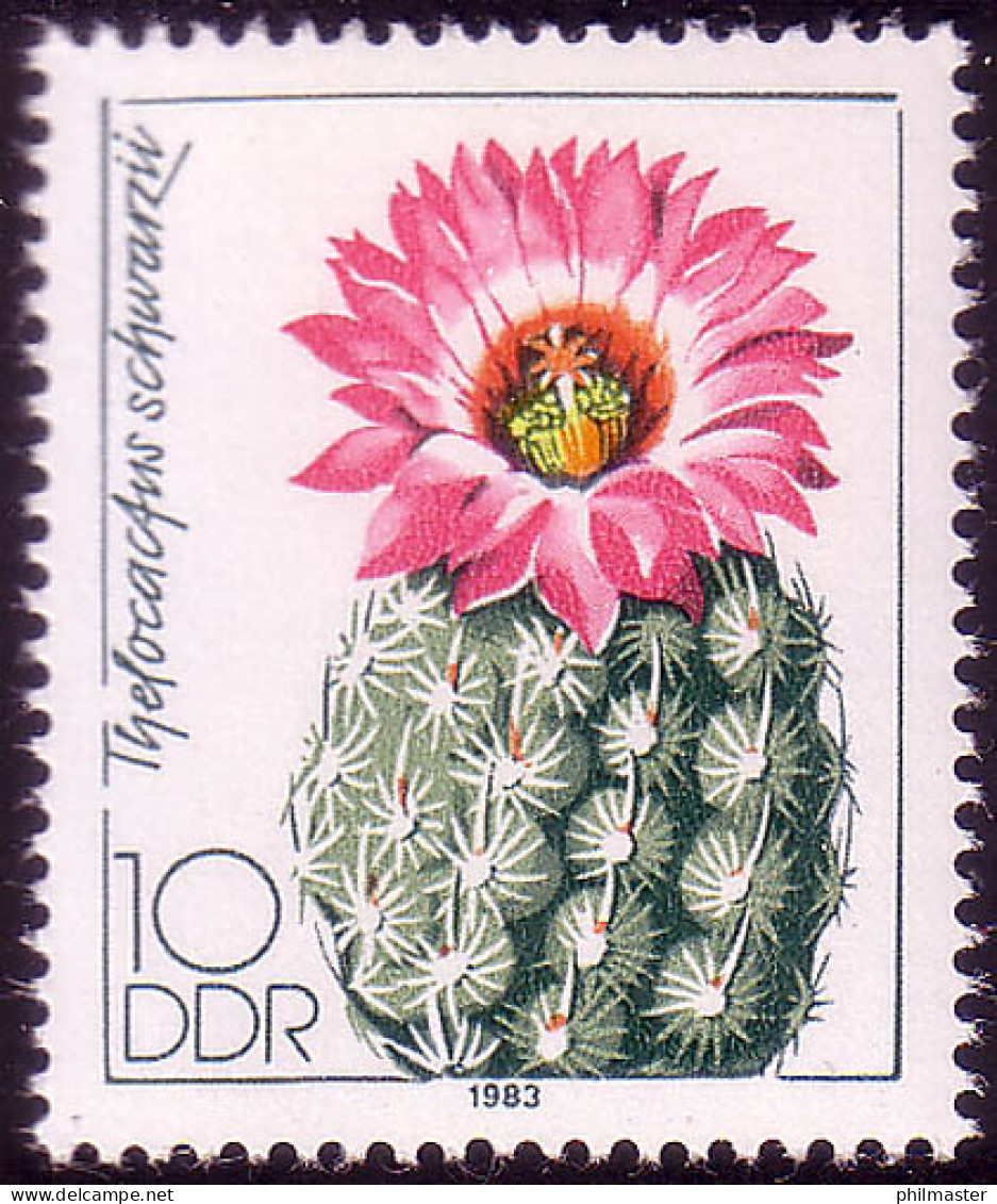 2803 Kakteen 1983 10 Pf ** Postfrisch - Unused Stamps