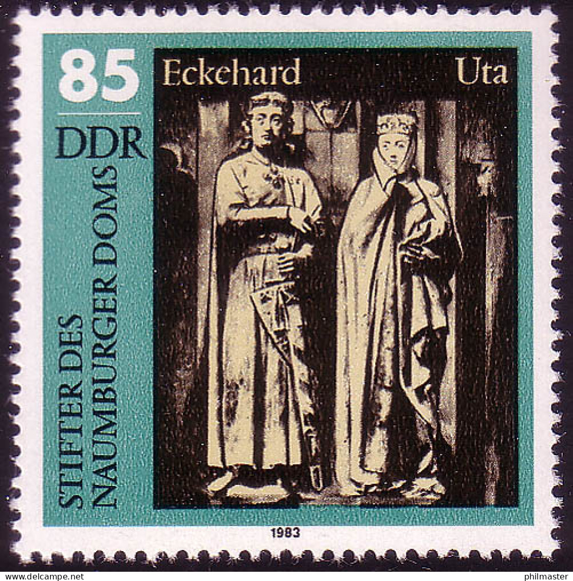 2811 Naumburger Dom 85 Pf ** Postfrisch - Unused Stamps