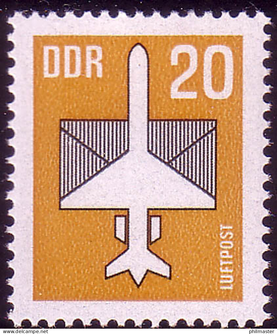 2832 Flugpostmarken 20 Pf 1983 ** Postfrisch - Nuevos