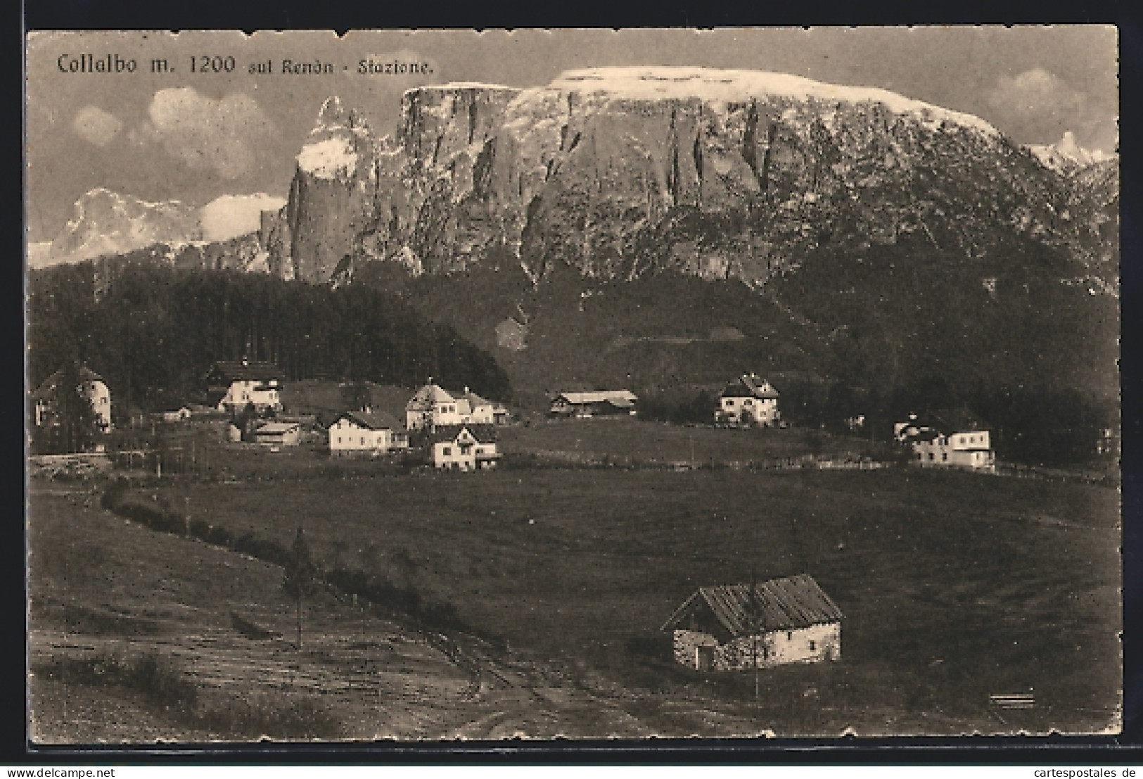 Cartolina Collalbo Sul Renon, Stazione  - Otros & Sin Clasificación