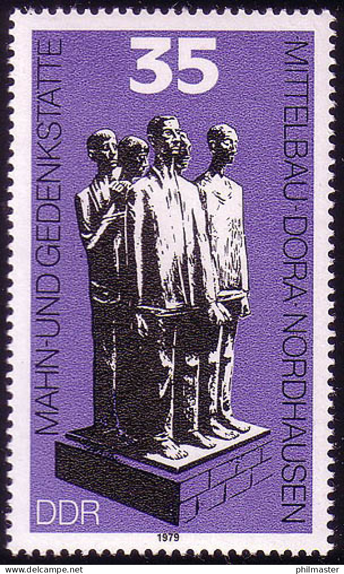 2451 Mahn- Und Gedenkstätten 35 Pf 1979 ** Postfrisch - Nuovi